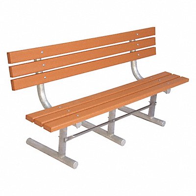 ULTRASITE g940PCDR8 Outdoor Bench 96 in L Woodtone