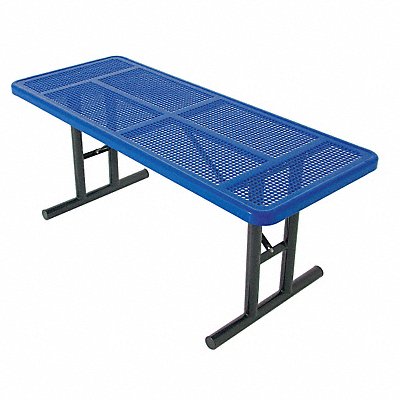 ULTRASITE 238UP8Blue Picnic Table 96 W x30 D Blue