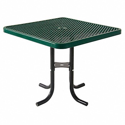 ULTRASITE 361LVGreen Picnic Table 36 W x36 D Green