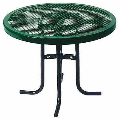 ULTRASITE 361LRDVGreen Picnic Table 36 Dia Green