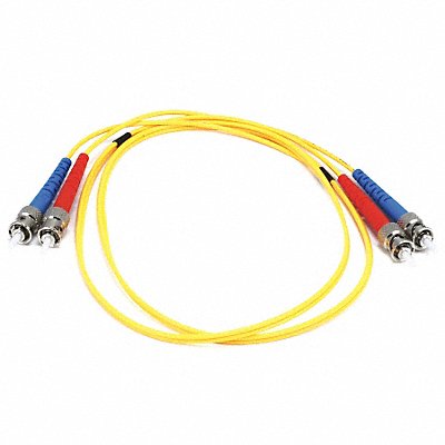 MONOPRICE 6845 Fiber Cord Duplex ST ST 1m Yellow