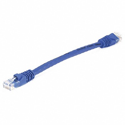 MONOPRICE 7499 Patch Cord Cat 6 Booted Blue 0.5 ft.