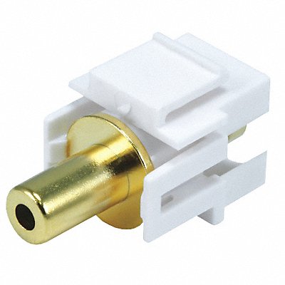 MONOPRICE 6576 A/V Wallplate 3.5mm Stero White