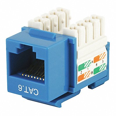 MONOPRICE 5379 Datacom Jack Cat6 Punch Down Blue