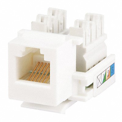 MONOPRICE 7296 Datacom Jack RJ11/RJ12 90 White