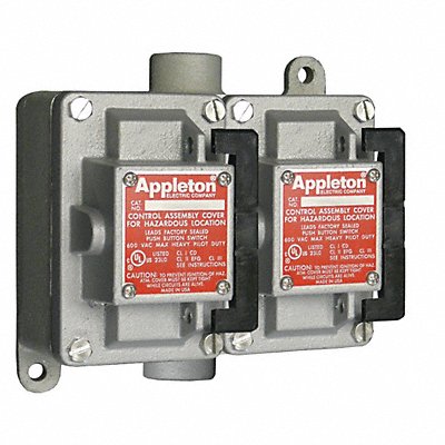 APPLETON ELECTRIC EDSC250R4W Tumbler Switch 2 Gang Feed-Thru 4-Way