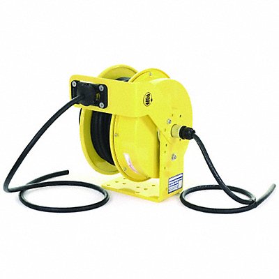 KH INDUSTRIES RTFH3LWWB10K Cord Reel 50ft 10 AWG Bare 600VAC