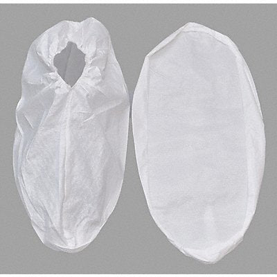 ACTION CHEMICAL 1070 Shoe Covers L White PK200