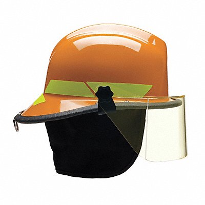 BULLARD LTXOR Fire Helmet Orange Thermoplastic