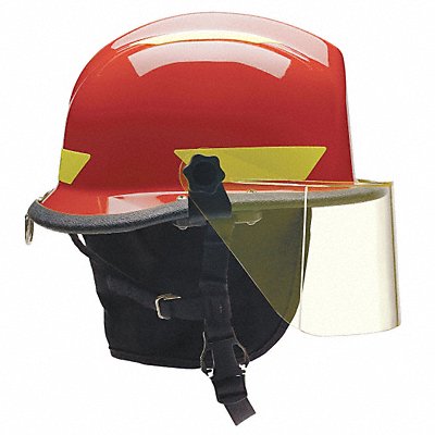 BULLARD URXRDR330 G8579 Fire/Rescue Helmet Red Thermoplastic
