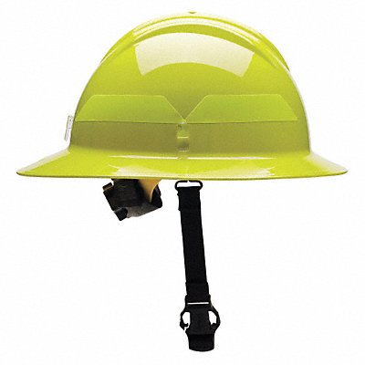 BULLARD FHLYR Fire Helmet Lime-Yellow Thermoplastic