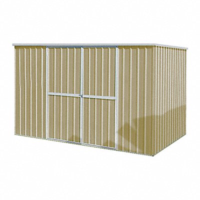 GRAINGER 13X106 D7719 Oudoor Storage Shed 6 1/4x11 3/8x6 1/4ft Beig