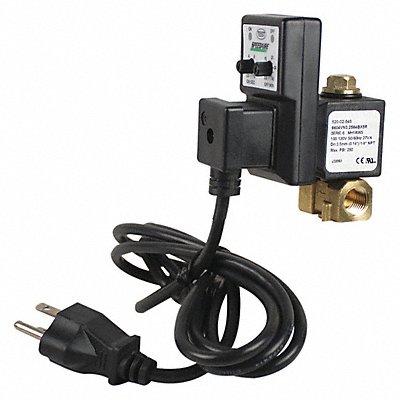 SPEEDAIRE 13X526 Auto Drain Valve 100-120V 3/8 In.