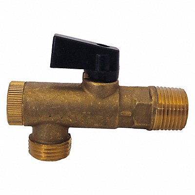 SPEEDAIRE 13X542 Filter Ball Valve 1/2 in MNPT Drain