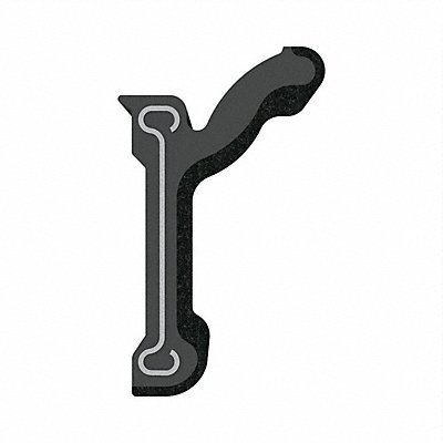 FAIRCHILD 14574X2 Edge Grip Seal Beltline WRSTP 8 ft Rubbr