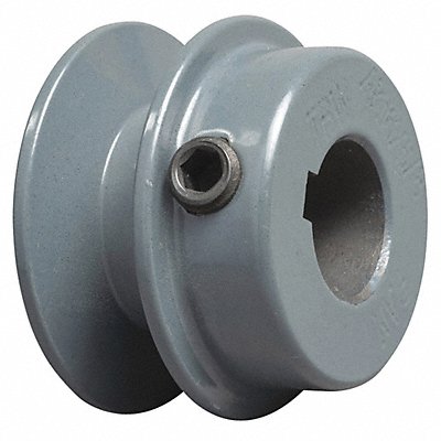 GRAINGER AK2634 V-Belt Pulley Cast Iron 2.6 O.D.