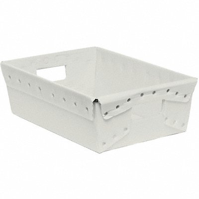 GRAINGER 1468WHITE 18.375x13.25x6 OD Tote