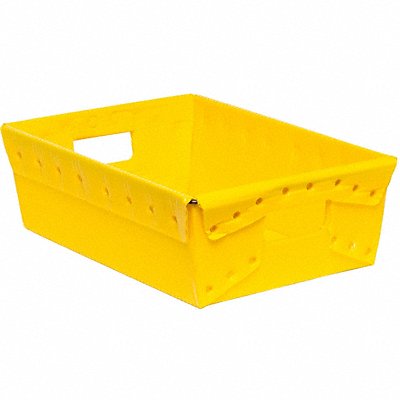 GRAINGER 1468YELLOW 18.375x13.25x6 OD Tote