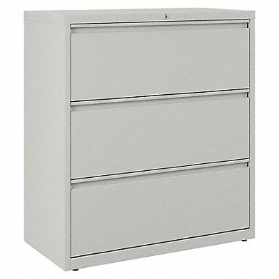 HIRSH 17635 Lateral File Cabinet 40-1/4 in H Steel