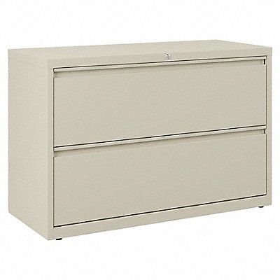 HIRSH 17456 Lateral File Cabinet Putty 28 in H