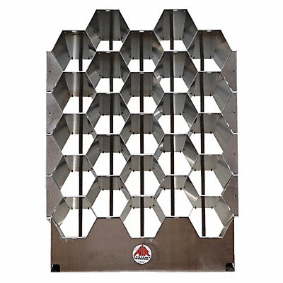 AIR SYSTEMS INTERNATIONAL AK4025 SCBA Storage Rack Silver Aluminum