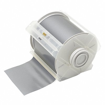 BRADY 114533 Tape Cartridge Silver 100 ft L 4 in W