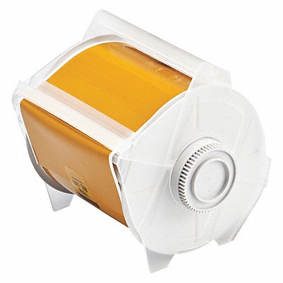 BRADY 97738 Tape Cartridge Brown/Yellow 100 ft L