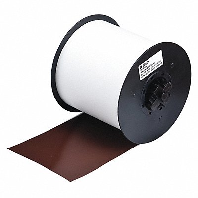 BRADY 115759 Tape Cartridge Brown 100 ft L 4 in W