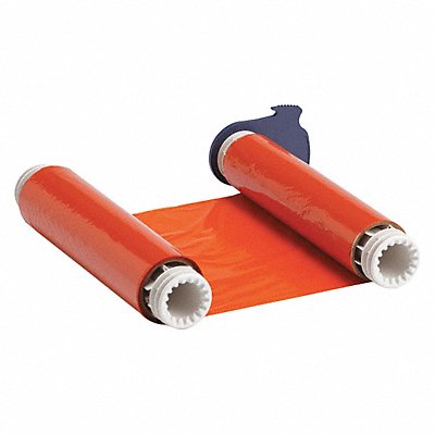 BRADY 13519 Ribbon Orange 8-3/4 in W 200 ft L