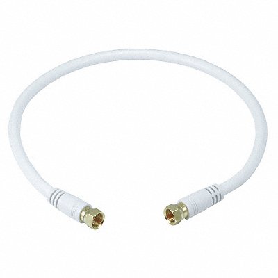 MONOPRICE 5360 Coaxial Cable RG-6 18 AWG 1 ft 6 White