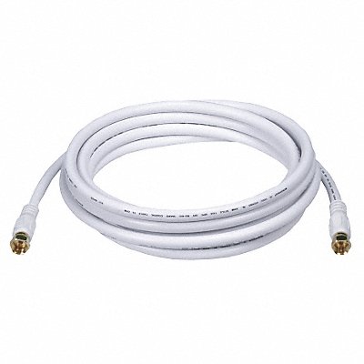 MONOPRICE 6315 Coaxial Cable RG-6 10 ft White