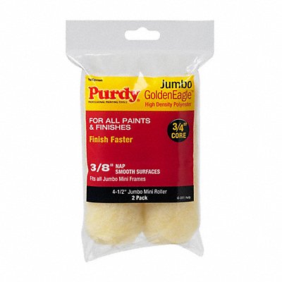 PURDY 140624022 Mini Roller Cover 4 1/2 L 3/8 Nap PK2
