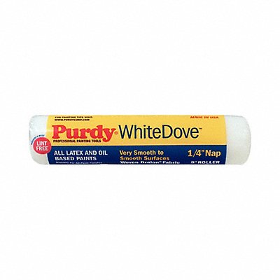 PURDY 144662091 Paint Roller Cover 9 L 1/4 Nap Dralon