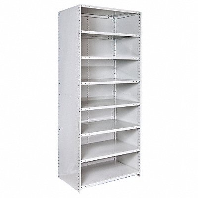 HALLOWELL 472318PLAM Metal Shelving Cap 375 lb 18inx84inx48in