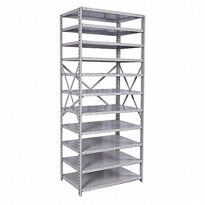 HALLOWELL 471C12PLAM Metal Shelving Cap 375 lb 12inx84inx48in