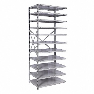 HALLOWELL A451C18PLAM Metal Shelving Cap 500 lb 18inx84inx36in