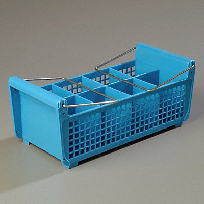 CARLISLE C32P214 Flatware Basket 17.06 L Blue PK6