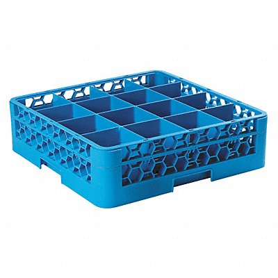 CARLISLE RG16114 Glass Rack w/Extender 19.88 L Blue PK4
