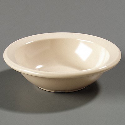 CARLISLE KL805GR25 Rimmed Fruit Bowl 4 3/5 Dia 4.75 oz PK48