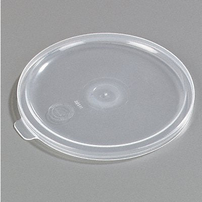 CARLISLE 31130 Food Crock Lid 0.38 in H Clear PK12