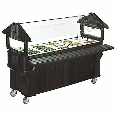 CARLISLE 660803 Youth Food Bar 45 1/2 in H Black