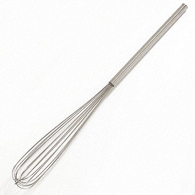 CARLISLE 40682 Whip 48 in L Silver Handle PK2