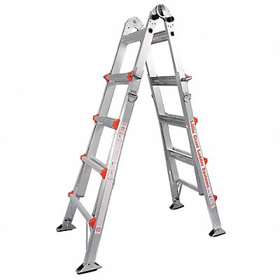 LITTLE GIANT 10103AS Multipurpose Ladder 22 ft IA Aluminum