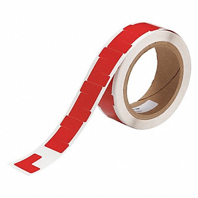 BRADY 121413 Floor Tape Red 1 inx1 in L PK750