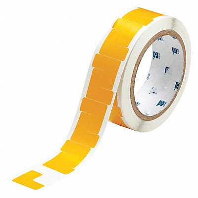 BRADY 121415 Floor Tape Yellow 1 3/32 inx1 in L PK750