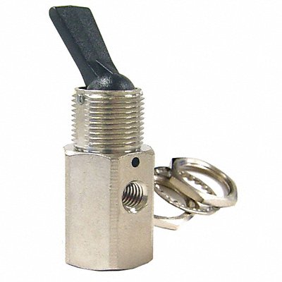 PNEUMADYNE INC C030103 Toggle Valve NC Brass 3 Way