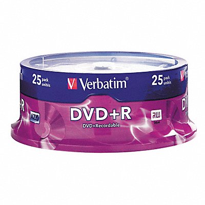 VERBATIM VER95033 DVD+R Disc 4.70 GB 120 min 16x PK25