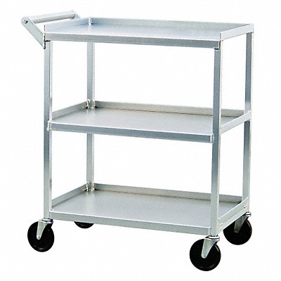 GRAINGER NS745 Bussing Cart 18 1/2 in L Aluminum
