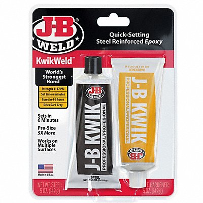 J-B WELD 8271 Epoxy Adhesive Tube 1 1 Mix Ratio