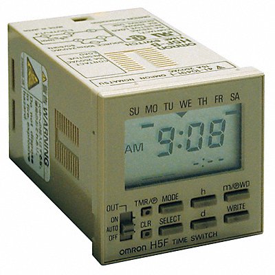OMRON H5FB Electronic Timer Light Grey Plastic